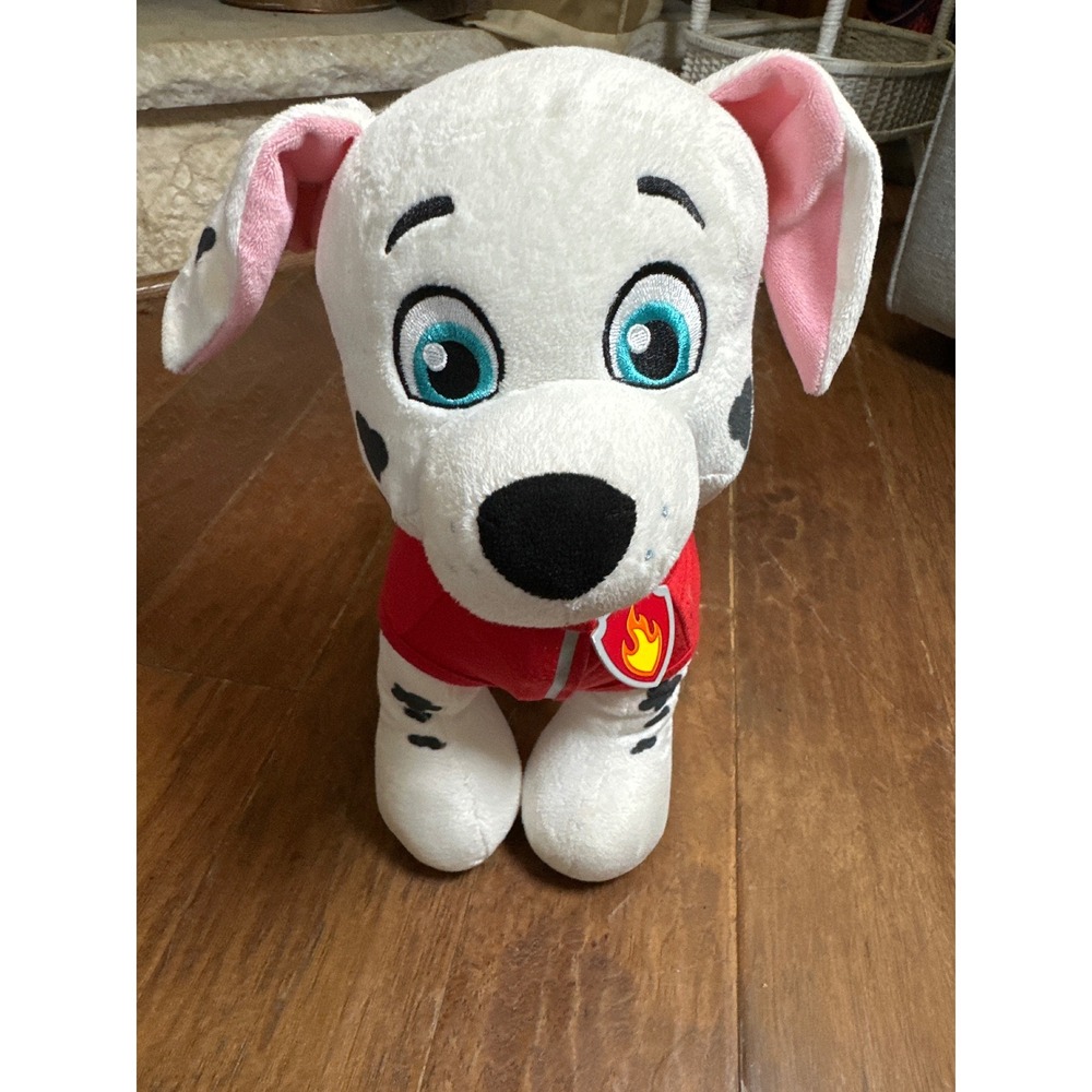 Build a Bear Paw Patrol Marshall Dalmatian Plush Stuffed‎ Animal Red Uniform